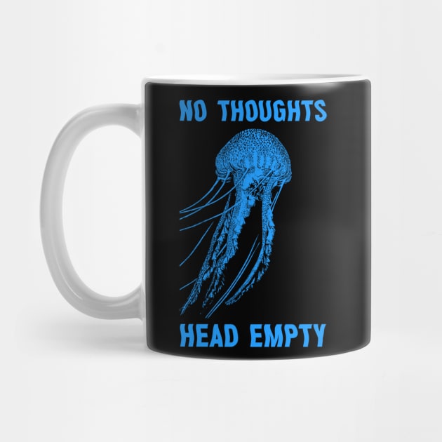 No thoughts head empty Jellyfish by giovanniiiii